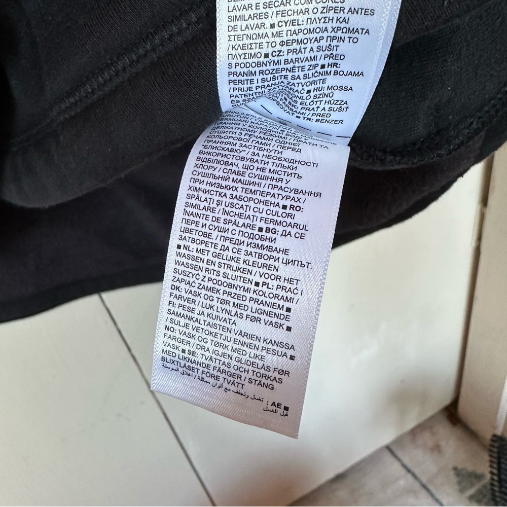 Athleta Black Cozy Karma Asymmetrical Pullover - Picture 12 of 13